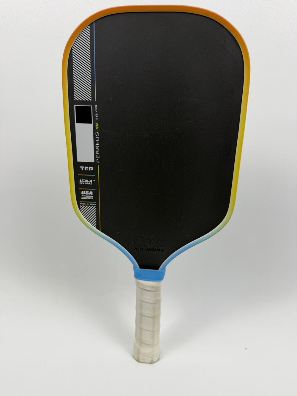 JOOLA PRO (TFP) BEN JOHNS PERSEUS IV 16mm (PICKLEBALL PADDLE) EX!!